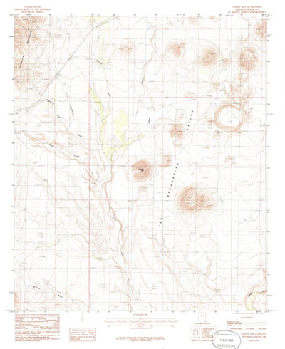 United States Geological Survey Cinder Hill, AZ (1985, 24000-Scale) digital map