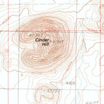United States Geological Survey Cinder Hill, AZ (1985, 24000-Scale) digital map