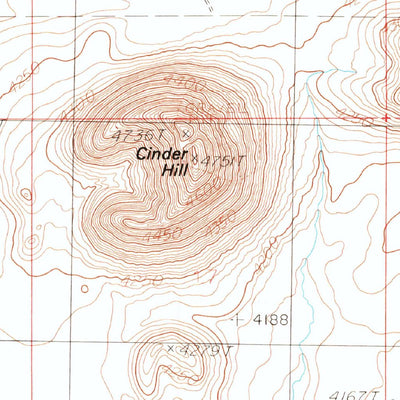 United States Geological Survey Cinder Hill, AZ (1985, 24000-Scale) digital map