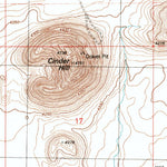 United States Geological Survey Cinder Hill, AZ (1996, 24000-Scale) digital map