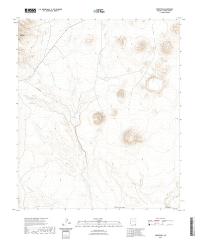 United States Geological Survey Cinder Hill, AZ (2021, 24000-Scale) digital map