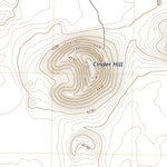 United States Geological Survey Cinder Hill, AZ (2021, 24000-Scale) digital map