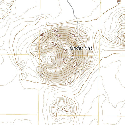 United States Geological Survey Cinder Hill, AZ (2021, 24000-Scale) digital map