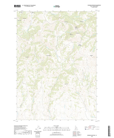 United States Geological Survey Cinnabar Mountain, ID (2020, 24000-Scale) digital map