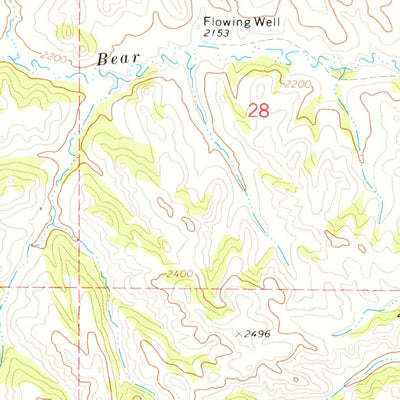 United States Geological Survey Cinnamon Creek, ND (1974, 24000-Scale) digital map