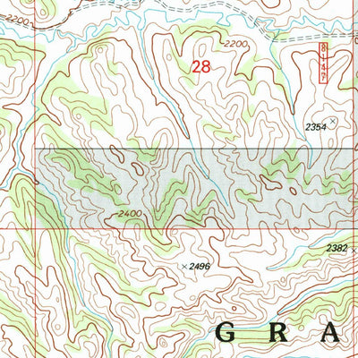 United States Geological Survey Cinnamon Creek, ND (1997, 24000-Scale) digital map