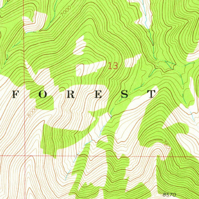 United States Geological Survey Cinnamon Peak, MT (1972, 24000-Scale) digital map
