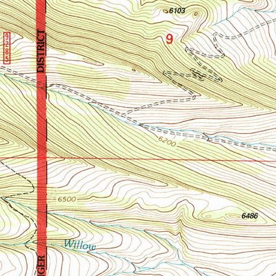 United States Geological Survey Cinnamon Spring, MT (1995, 24000-Scale) digital map