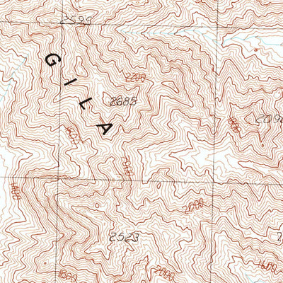 United States Geological Survey Cipriano Pass, AZ (1990, 24000-Scale) digital map