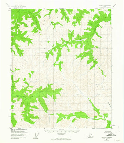 United States Geological Survey Circle A-2, AK (1955, 63360-Scale) digital map