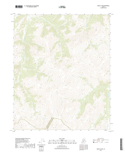 United States Geological Survey Circle A-2 NW, AK (2018, 25000-Scale) digital map