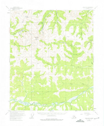 United States Geological Survey Circle B-3, AK (1955, 63360-Scale) digital map
