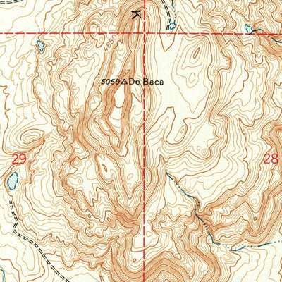 United States Geological Survey Circle Bar Ranch, NM (1973, 24000-Scale) digital map