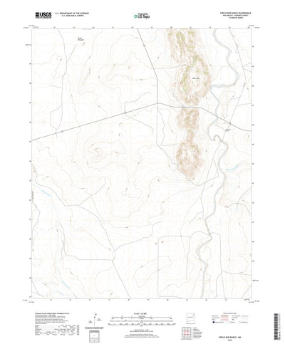 United States Geological Survey Circle Bar Ranch, NM (2020, 24000-Scale) digital map