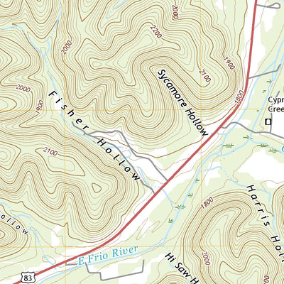 United States Geological Survey Circle Bluff, TX (2022, 24000-Scale) digital map