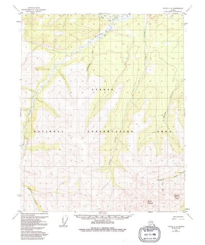 United States Geological Survey Circle C-4, AK (1952, 63360-Scale) digital map