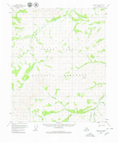 United States Geological Survey Circle C-5, AK (1952, 63360-Scale) digital map