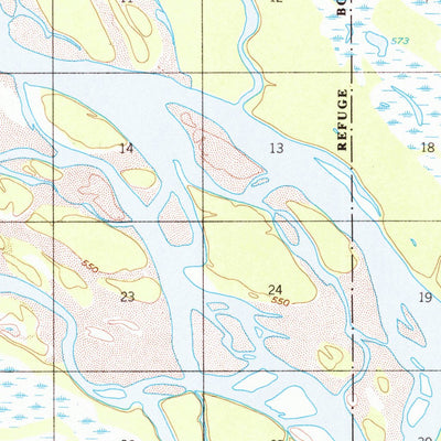 United States Geological Survey Circle D-1, AK (1955, 63360-Scale) digital map