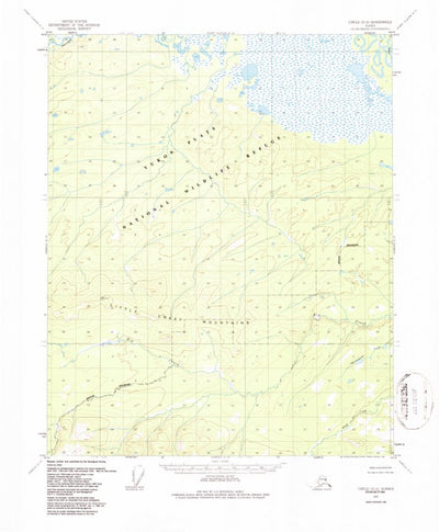 United States Geological Survey Circle D-2, AK (1952, 63360-Scale) digital map