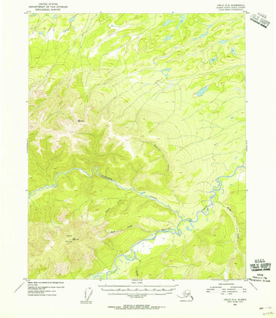 United States Geological Survey Circle D-6, AK (1954, 63360-Scale) digital map