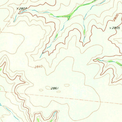 United States Geological Survey Circle Dot Ranch, TX (1969, 24000-Scale) digital map