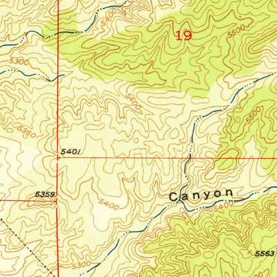 United States Geological Survey Circle Mesa, NM (1951, 24000-Scale) digital map