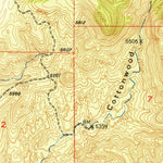United States Geological Survey Circle Mesa, NM (1951, 24000-Scale) digital map