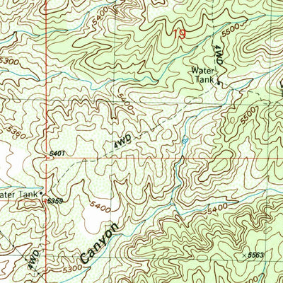 United States Geological Survey Circle Mesa, NM (1992, 24000-Scale) digital map