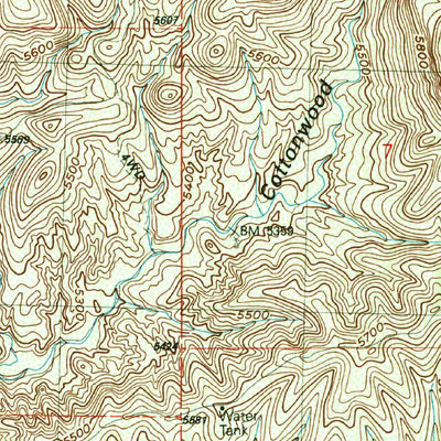 United States Geological Survey Circle Mesa, NM (1992, 24000-Scale) digital map