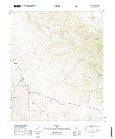United States Geological Survey Circle Mesa, NM (2020, 24000-Scale) digital map