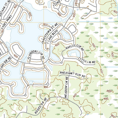 United States Geological Survey Circle Pines, MN (2022, 24000-Scale) digital map