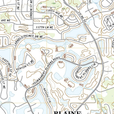 United States Geological Survey Circle Pines, MN (2022, 24000-Scale) digital map