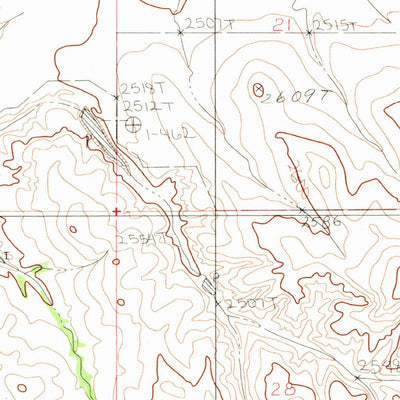United States Geological Survey Circle Reservoir, MT (1983, 24000-Scale) digital map