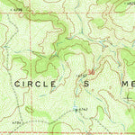 United States Geological Survey Circle S Mesa, NM (1970, 24000-Scale) digital map