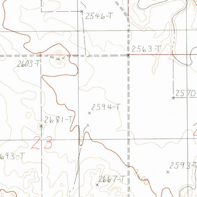 United States Geological Survey Circle SW, MT (1983, 24000-Scale) digital map