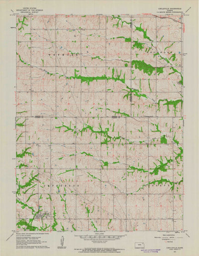 United States Geological Survey Circleville, KS (1961, 24000-Scale) digital map