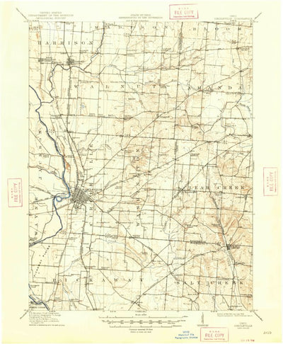 United States Geological Survey Circleville, OH (1914, 62500-Scale) digital map