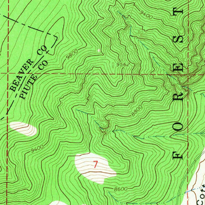 United States Geological Survey Circleville, UT (1966, 24000-Scale) digital map