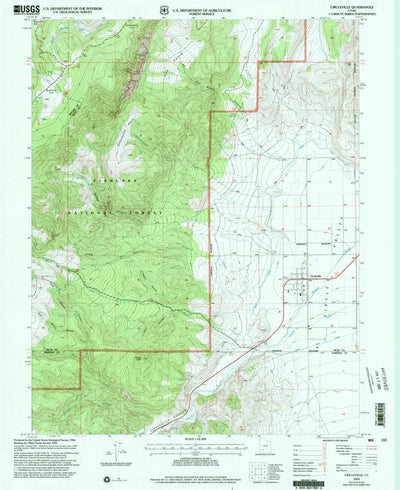 United States Geological Survey Circleville, UT (2001, 24000-Scale) digital map