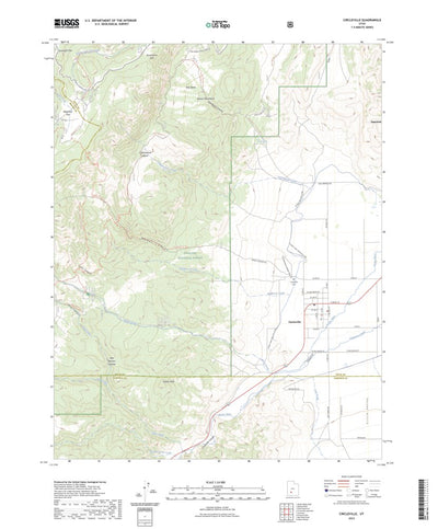 United States Geological Survey Circleville, UT (2023, 24000-Scale) digital map