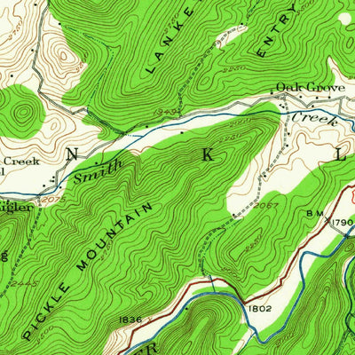 United States Geological Survey Circleville, WV (1922, 62500-Scale) digital map