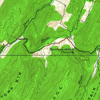 United States Geological Survey Circleville, WV (1922, 62500-Scale) digital map