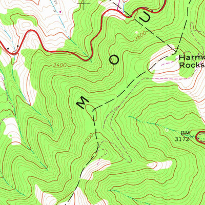 United States Geological Survey Circleville, WV (1968, 24000-Scale) digital map