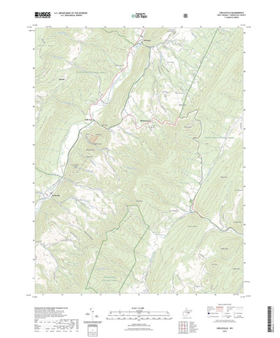 United States Geological Survey Circleville, WV (2023, 24000-Scale) digital map