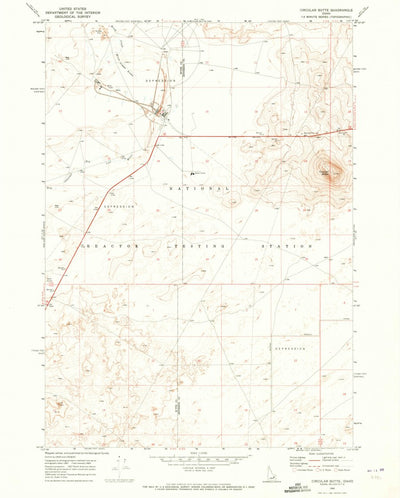 United States Geological Survey Circular Butte, ID (1969, 24000-Scale) digital map