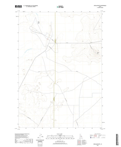 United States Geological Survey Circular Butte, ID (2020, 24000-Scale) digital map