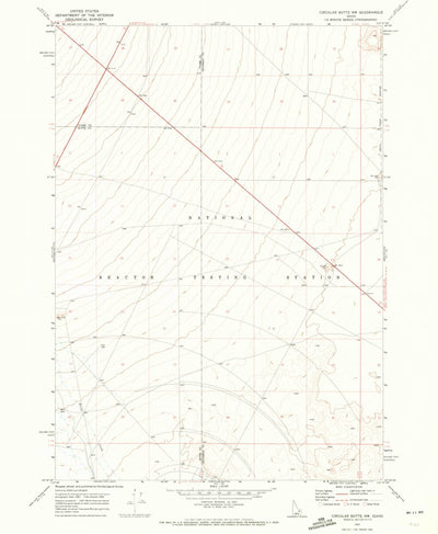 United States Geological Survey Circular Butte NW, ID (1969, 24000-Scale) digital map