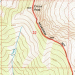 United States Geological Survey Circus Peak, MT (1994, 24000-Scale) digital map