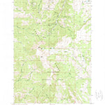 United States Geological Survey Cirque Lake, MT (1988, 24000-Scale) digital map