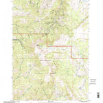 United States Geological Survey Cirque Lake, MT (1997, 24000-Scale) digital map